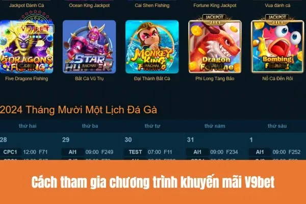 Cập nhật chương trình khuyến mãi V9bet: Thông tin mới nhất, chính xác nhất 2 Cách tham gia chương trình khuyến mãi V9bet