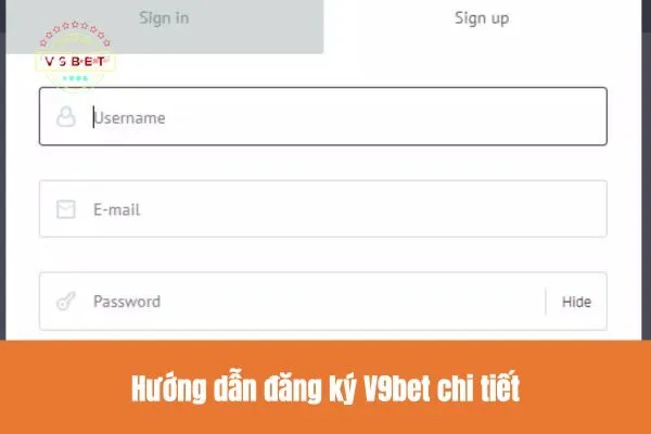 Hướng dẫn đăng ký V9bet chi tiết